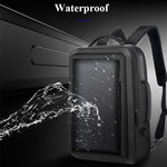 Bopai 751-006551 Große Kapazität Business Casual Atmungsaktiver Laptop-Rucksack mit externem USB-Anschluss, Größe: 30 x 12 x 44cm, 751-006551