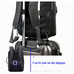 Bopai 751-006551 Große Kapazität Business Casual Atmungsaktiver Laptop-Rucksack mit externem USB-Anschluss, Größe: 30 x 12 x 44cm, 751-006551