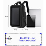Bopai 751-006551 Große Kapazität Business Casual Atmungsaktiver Laptop-Rucksack mit externem USB-Anschluss, Größe: 30 x 12 x 44cm, 751-006551