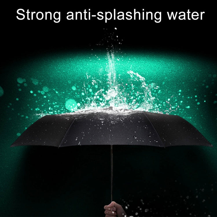 Automatischer leichter tragbarer dreifach faltbarer wasserdichter UV-Schutz-Regenschirm