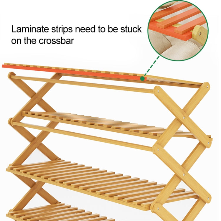 6-stöckiger Balkon Wohnzimmer Klappbarer Massivholz-Blumenständer Topfpflanzenregale, Länge: 100cm, 100cm 6-stöckig