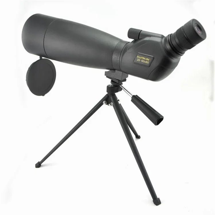 Visionking 20-60x80 Wasserdichtes Spektiv Zoom Bak4 Spektiv Monokulares Teleskop für Vogelbeobachtung/Jagd, mit Stativ, 20-60x80