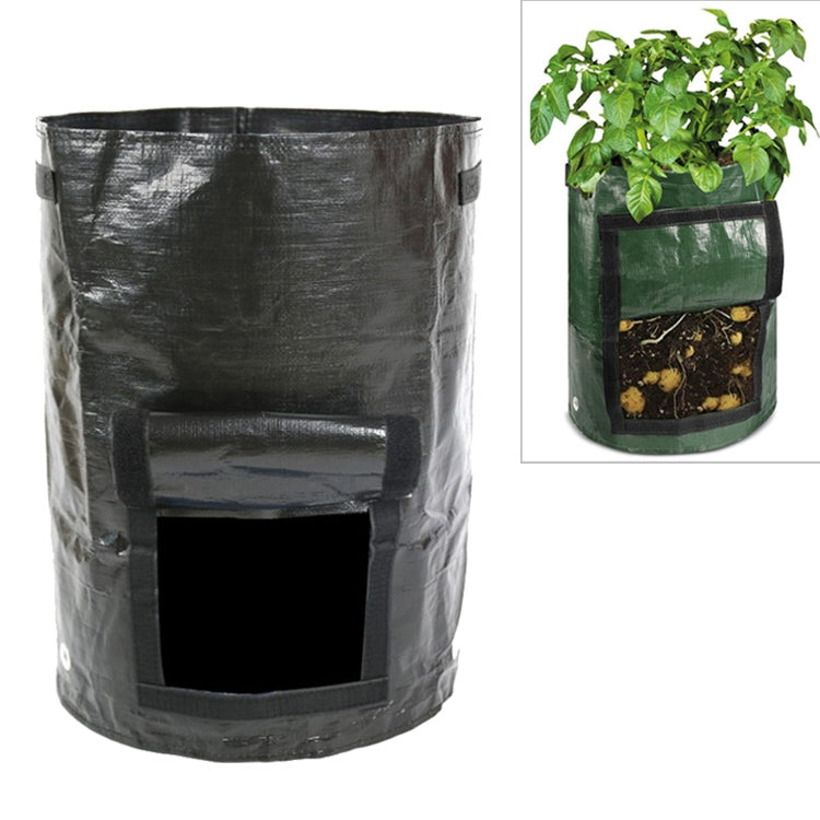 7 Gallonen Kartoffelpflanz-PE-Beutel Gemüseanbau-Säcke Bauernhof Gartenbedarf, Größe: 30cm x 35cm, 30cm x 35cm