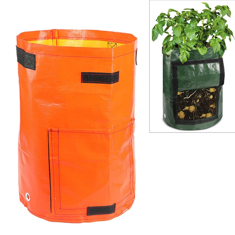 10 Gallonen Kartoffelpflanz-PE-Beutel Gemüseanbau-Säcke Bauernhof Gartenbedarf, Größe: 35cm x 45cm, 35cm x 45cm