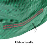 132 Gallonen 500L PP Garten Laubsäcke Grüne Abfallsäcke, Größe: 80cm x 100cm, 500L