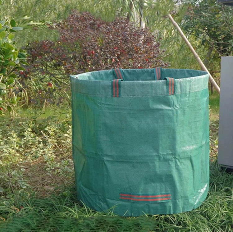 132 Gallonen 500L PP Garten Laubsäcke Grüne Abfallsäcke, Größe: 80cm x 100cm, 500L