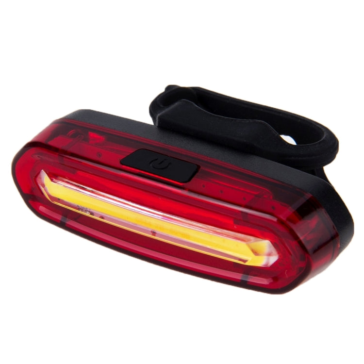 AQY-096 IPX4 Abnehmbares USB Wiederaufladbares Dual-Farb LED Fahrrad-Rücklicht, Weiß & Rot, Blau & Rot