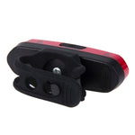 AQY-096 IPX4 Abnehmbares USB Wiederaufladbares Dual-Farb LED Fahrrad-Rücklicht, Weiß & Rot, Blau & Rot