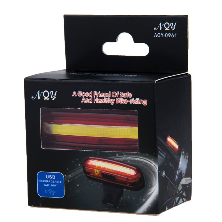 AQY-096 IPX4 Abnehmbares USB Wiederaufladbares Dual-Farb LED Fahrrad-Rücklicht, Weiß & Rot, Blau & Rot