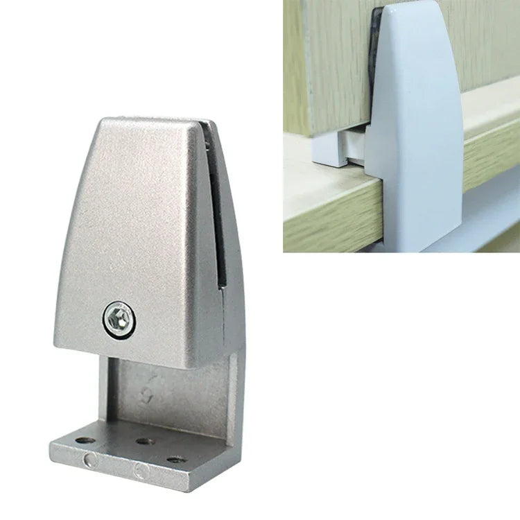 L-förmige Aluminiumlegierung Büro-Tisch-Sichtschutz-Befestigungsklemme, Trennwandklemme (Silber), L-Form (Silber)