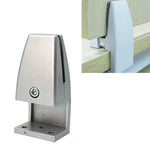 L-förmige Aluminiumlegierung Büro-Tisch-Sichtschutz-Befestigungsklemme, Trennwandklemme (Silber), L-Form (Silber)