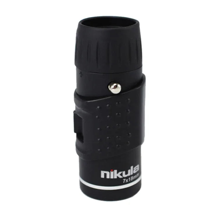 Nikula 7*18 tragbares professionelles Hochleistungs-Monokular-Taschenteleskop mit hochauflösendem Dual-Fokus-Zoom, 7x18