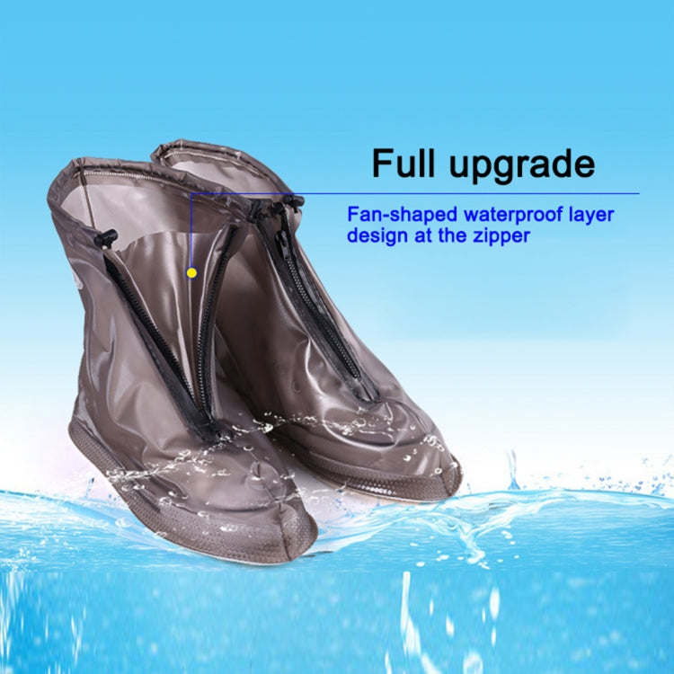 Mode PVC rutschfester wasserdichter Überschuh mit dicker Sohle Größe: XXXL, XXXL, Größe: XXXL