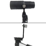 Datyson 5P0008 Teleskop Stativanschluss aus Vollmetall L-förmiger Adapter Adapterhalterung, 5P0008