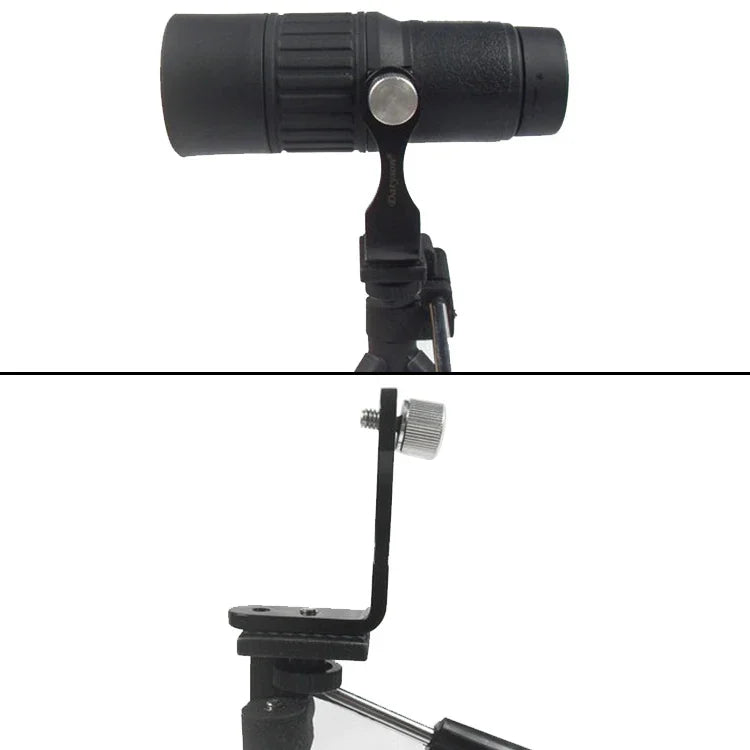 Datyson 5P0008 Teleskop Stativanschluss aus Vollmetall L-förmiger Adapter Adapterhalterung, 5P0008