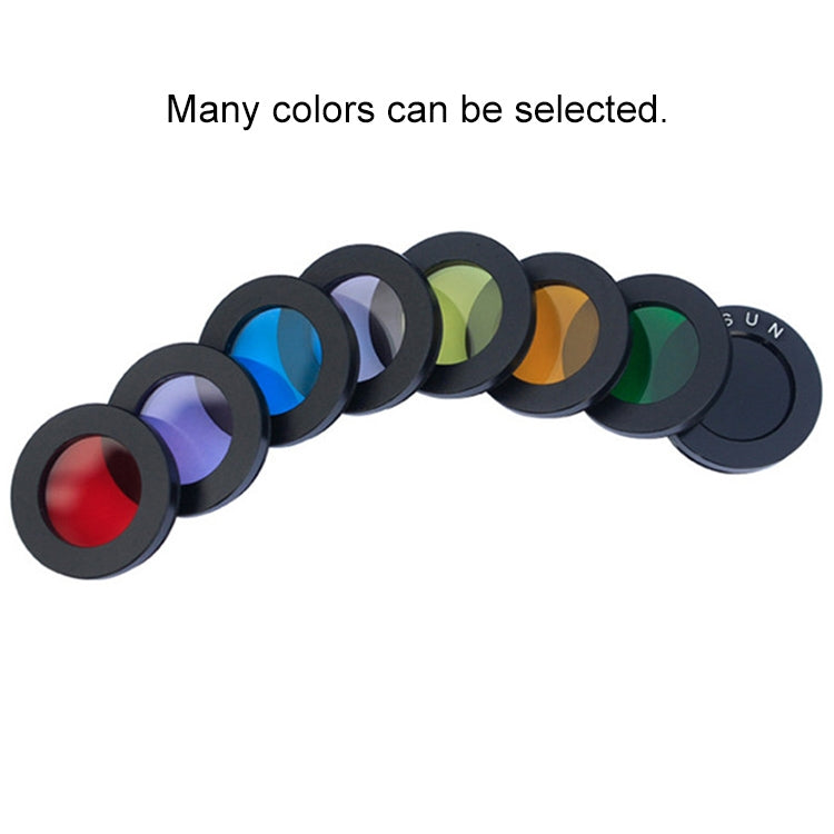 Datyson 5P9954 Astronomisches Teleskop Zubehör 1,25 Zoll Planeten Mond Nebel Filter Neutrale Ausgabe, Lila, Rot, Gelb, Schwarz, Orange, Pink, Grün, Blau