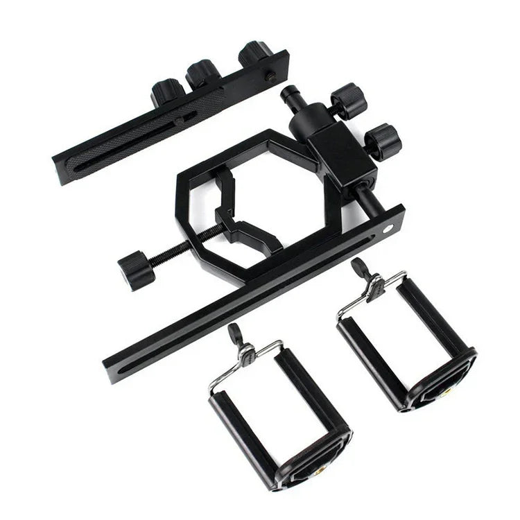 Datyson 5P0010L Teleskop-Fotostativ, Standard + 2 Handyhalter, Standard + 2 Handyhalter