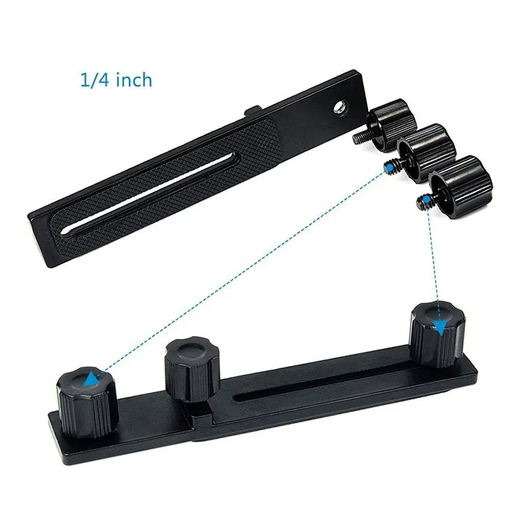 Datyson 5P0010L Teleskop-Fotostativ, Standard + 2 Handyhalter, Standard + 2 Handyhalter
