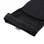1 Stück bienenstockförmige Sport-Kniebandage aus stoßfestem Lycra, elastische Knieunterstützung, lange Version, Größe: XL, XL
