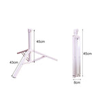 Outdoor Portable Fishing Umbrella Fixed Tripod Cross Folding Base, 45x8cm, 45x8cm