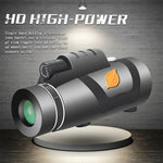 Moge 12x50 Professionelles HD Monokular Nachtsicht-Teleskop, Moge 12x50