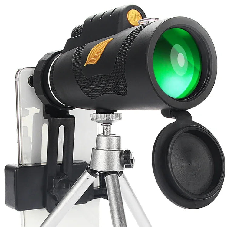 Moge 12x50 Professionelles HD Monokular Nachtsicht-Teleskop mit Stativ, Moge 12x50 mit Stativ