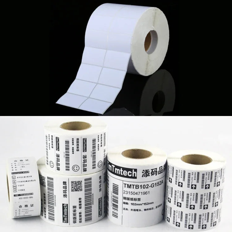 Etikettenpapier für Drucker, Größe: 30 x 50 mm (5000 Etiketten), 30 x 50 mm