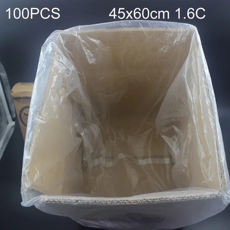 100 Stk. 1.6C Staubdichter, feuchtigkeitsbeständiger Kunststoff-PE-Verpackungsbeutel, Größe: 45 cm x 60 cm