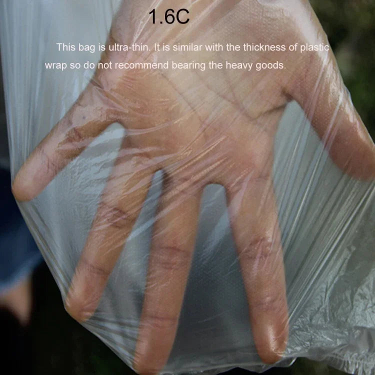100 Stück 1.6C Staubdichte, feuchtigkeitsbeständige PE-Verpackungsbeutel aus Kunststoff, Größe: 60 cm x 100 cm, 60 cm x 100 cm