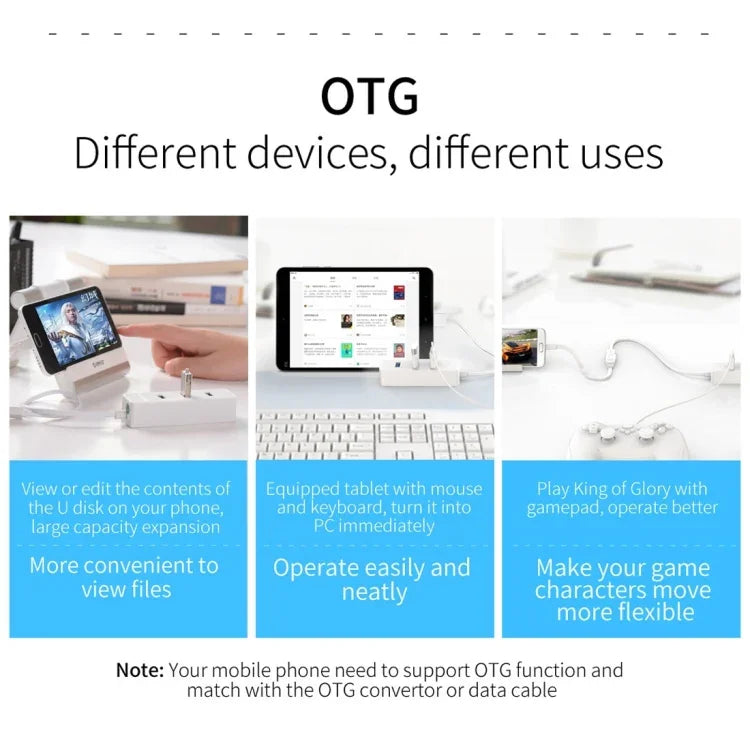 ORICO W5P-U3-30 4-Port USB 3.0 Desktop-HUB mit 30 cm Micro-USB-Kabel und Netzteil, W5P-U3-30 Schwarz