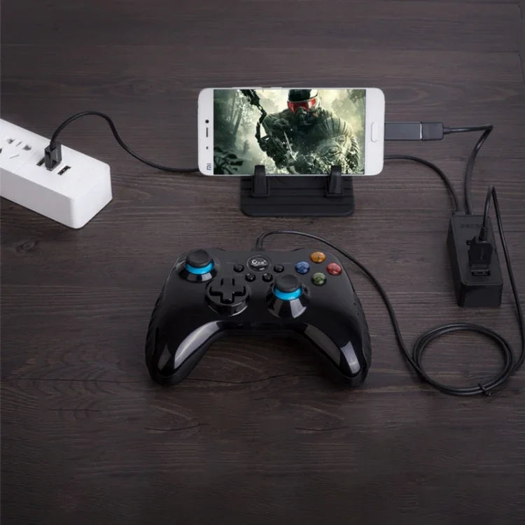 ORICO W5P-U3-30 4-Port USB 3.0 Desktop-HUB mit 30 cm Micro-USB-Kabel und Netzteil, W5P-U3-30 Schwarz
