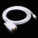 1,8m Mini DisplayPort Stecker zu VGA Stecker Adapterkabel