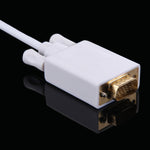 1,8m Mini DisplayPort Stecker zu VGA Stecker Adapterkabel