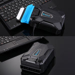 Ice Troll III Gaming Laptop Notebook Kühlpad Geräuschloser Luftabsaugender Kühlventilator Turbo Wärmestrahler mit Passendem USB-Kabel