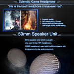 KOTION EACH G2000 Over-Ear Gaming-Kopfhörer Headset Kopfhörer Kopfbügel mit Mikrofon Stereo Bass LED-Licht für PC Gamer, Kabellänge: ca. 2,2m (Weiß + Rot), G2000