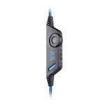 KOTION EACH G9000 3.5mm Gaming-Kopfhörer mit Mikrofon und LED-Licht für Laptop / Tablet / Mobiltelefone, Kabellänge: ca. 2.2m, G9000