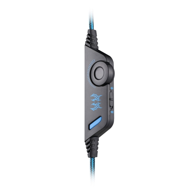 KOTION EACH G9000 3.5mm Gaming-Kopfhörer mit Mikrofon und LED-Licht für Laptop / Tablet / Mobiltelefone, Kabellänge: ca. 2.2m, G9000