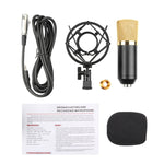 FIFINE F-700 Professionelles Kondensatormikrofon mit Schockhalter für Studio, Radioübertragung & Live-Übertragung, 3,5 mm Kopfhöreranschluss, Kabellänge: 2,5 m