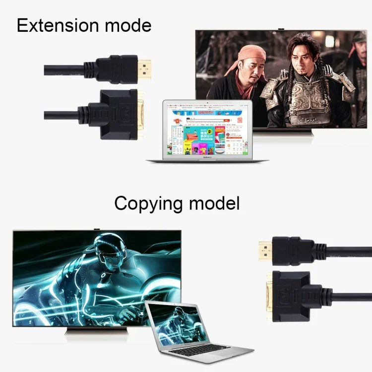 30cm HDMI Stecker auf 24+1 DVI Buchse Adapterkabel, Länge: 30cm