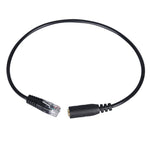 3,5mm Klinke zu RJ9 PC / Mobiltelefon Headset zu Bürotelefon Adapter Konverterkabel, Länge: 32cm