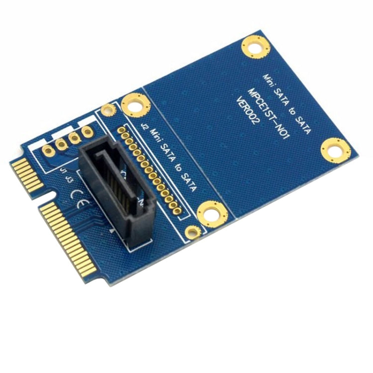 MINI SATA zu 7-poligem SATA Mini PCI-E HDD Festplatten-Erweiterungsadapterkarte