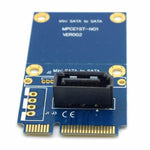 MINI SATA zu 7-poligem SATA Mini PCI-E HDD Festplatten-Erweiterungsadapterkarte