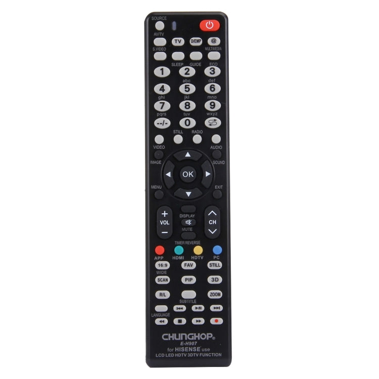 CHUNGHOP E-H907 Universelle Fernbedienung für HISENSE LED LCD HDTV 3DTV, für HISENSE TV