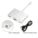 3 in 1 8 Pin zu HDMI / VGA / Audio Adapter