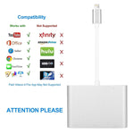 3 in 1 8 Pin zu HDMI / VGA / Audio Adapter
