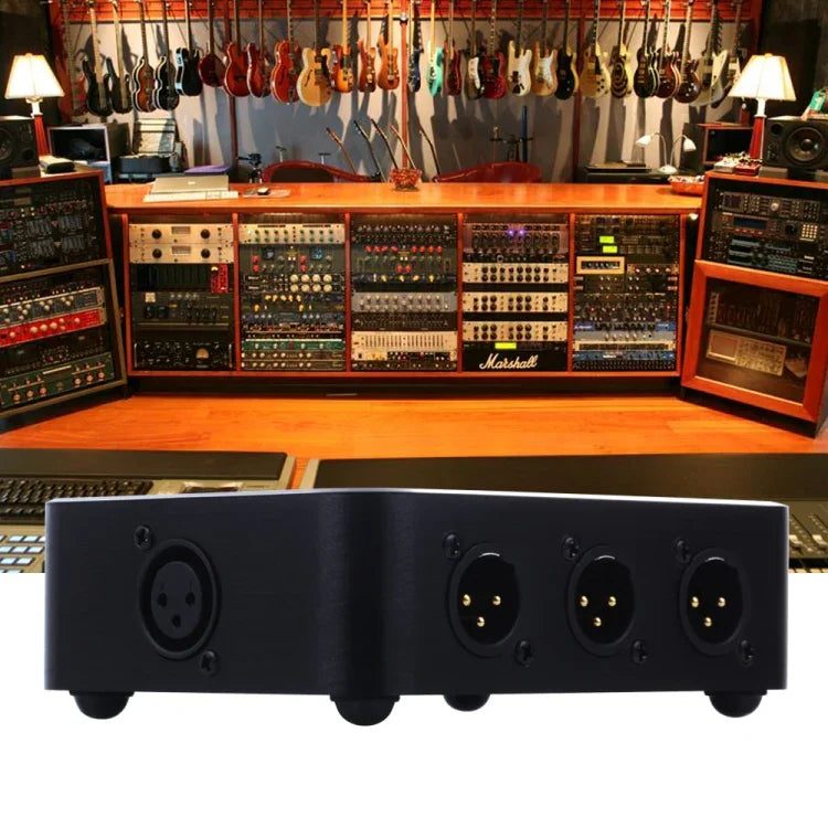 B866 1 XLR Split Horizontal Parallel Distributor, 1 Eingang und 6 Ausgänge