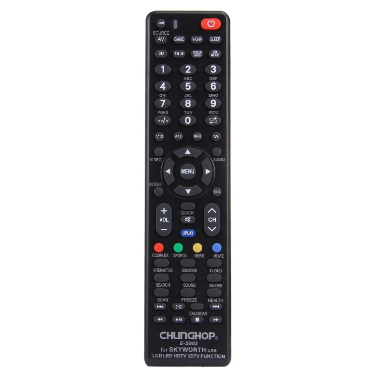 CHUNGHOP E-S902 Universelle Fernbedienung für SKYWORTH LED TV / LCD TV / HDTV / 3DTV, für SKYWORTH TV