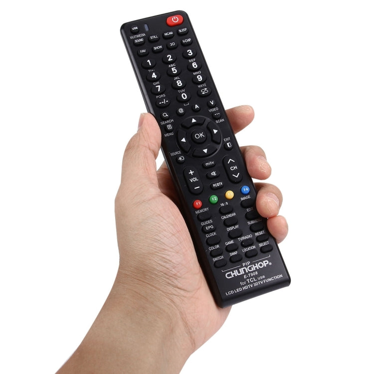 CHUNGHOP E-T908 Universelle Fernbedienung für TCL LED TV / LCD TV / HDTV / 3DTV, für TCL TV