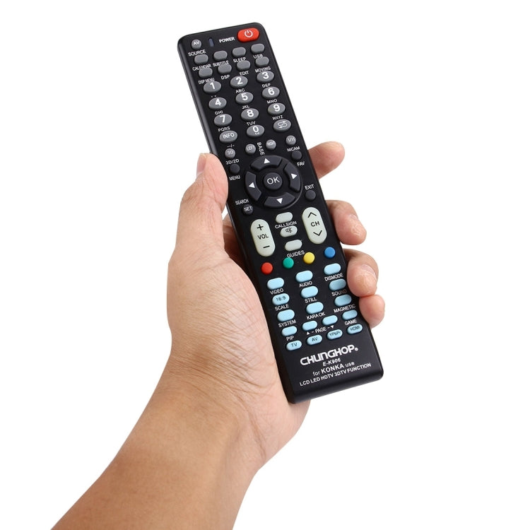 CHUNGHOP E-K906 Universalfernbedienung für KONKA LED TV / LCD TV / HDTV / 3DTV, für KONKA TV