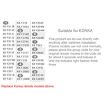 CHUNGHOP E-K906 Universalfernbedienung für KONKA LED TV / LCD TV / HDTV / 3DTV, für KONKA TV